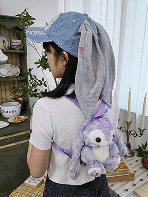귀여운 토끼 인형가방 인형백팩 특이한가방