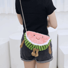 수박 스마일 과일 인형가방 귀여운 가방